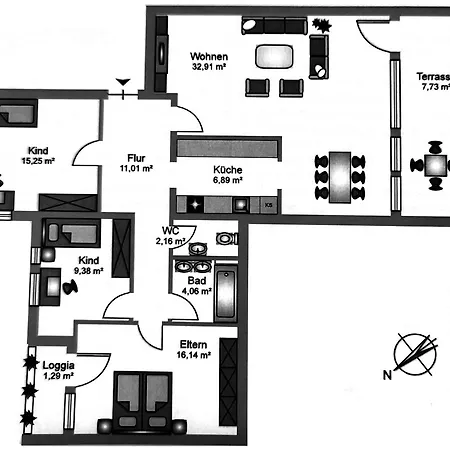 Daire Premium 106 M2 Fuer Muenchen/oberbayern Geretsried